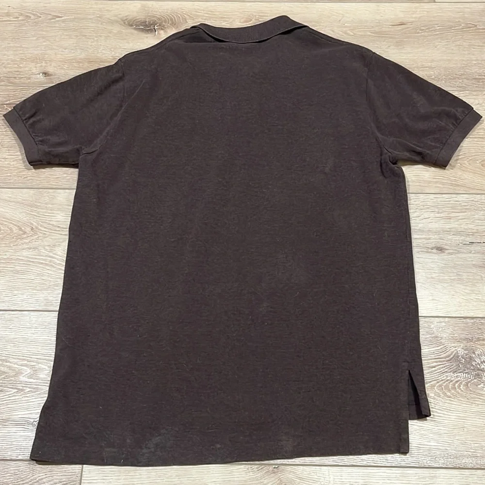 Polo Ralph Lauren Men’s Brown Classic Fit Polo Shirt Short Sleeve Size Large